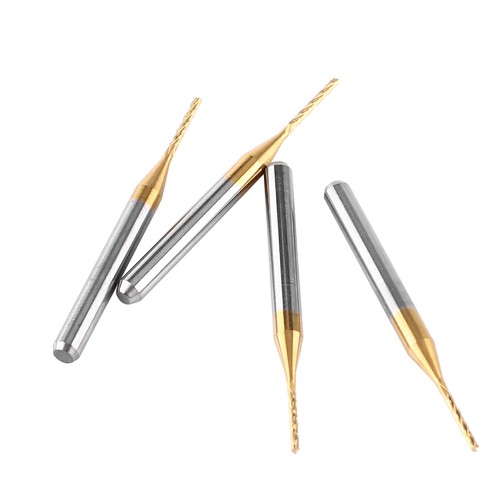 10 Stück Hartmetall Schaftfräser Gravierbits Fräser 3,175 mm x 1 mm - Bild 4 von 7
