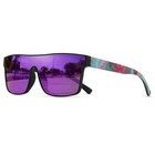 Classic Square Sports Sunglasses Patterned Temples Unisex Cycling Hiking Travel