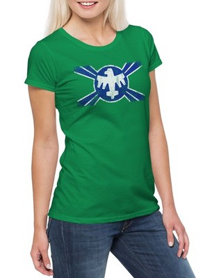 Federation Flag Damen T-Shirt Kelten Celts Keltischer Kreis Knoten Knot Cross