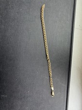 9ct 375 Solid Gold Italian Curb Bracelet 2.8g Hallmarked (Please Read Desc) 2.8g