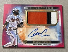 2024 Topps Inception Colton Cowser /75 Rookie Patch Auto #APC-CC - Orioles 🔥🔥