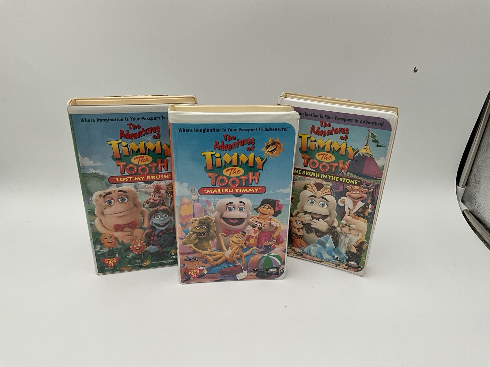 Adventures of Timmy the Tooth Lost my Brush, Malibu Timmy, Lost My Brush VHS Lot