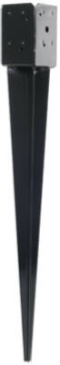 Mailbox & Fence Post Base Spike For 4 x 4 In. Post, Steel, 28 In. - FPBS44