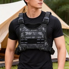Tactical Chest Bag Waterproof Molle Hiking Camping Travel Crossbody Vest Pack