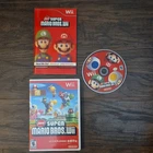 New Super Mario Bros. Wii (Nintendo Wii, Nintendo) Manual, Case, Disc Included