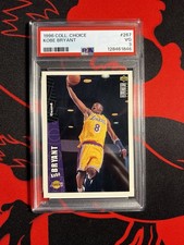 1996 KOBE BRYANT 267 UPPER DECK COLL. CHOICE RC ROOKIE CARD PSA 3. rookie card picture