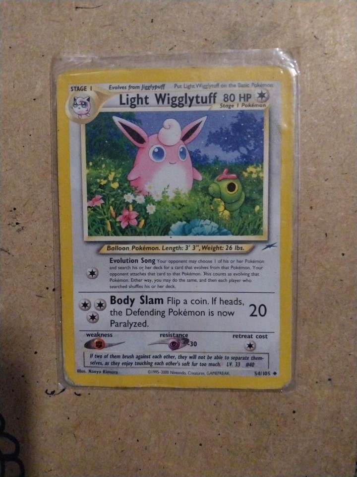 Light Wigglytuff 54/105 Neo Destiny Regular