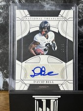 🔥2022 National Treasures Collegiate Rookie Auto SP #d 99 David Bell Browns🔥