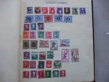 AN EARLIER COLLECTION OF WORLDWIDE STAMPS IN STANLEY GIBBONS EXETER ALBUM
