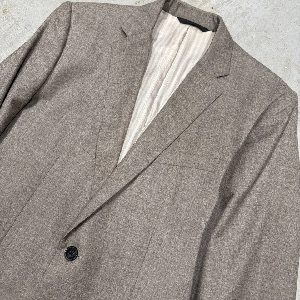 Костюм Banana Republic Vitale Barberis Canonico 120s фланелевая шерсть 2 шт 38R 32x31 - Изображение 3 из 4