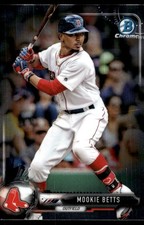 Mookie Betts 2017 Bowman Chrome #63 Red Sox MLB READ FREE SHIPPING AutographDen