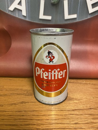 Pfeiffer Zip Top Beer Can Detroit Mi Zip Intact Old Vintage