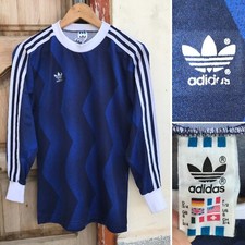 Vintage Adidas Football Shirt 80's West Germany Retro Template Soccer Jersey S