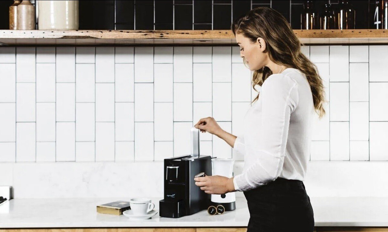 Espressotoria Caprista Black Espresso Coffee Pod Machine (NEW) for sale