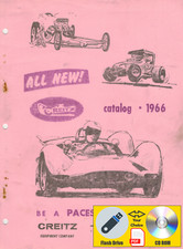 Creitz Racing Equipment 1966 Vintage Speed Catalog PDF File USB Flash Drive