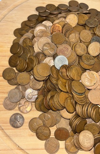 (1000)+ Lincoln Wheat Cent Pennies 1c UNSEARCHED 1909-1958 Lot 10 🔥🔥 - Picture 4 of 5