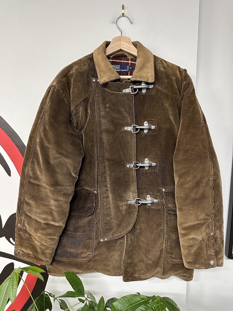 Vintage 90s Polo Ralph Lauren Firemen Fisherman Pea coat