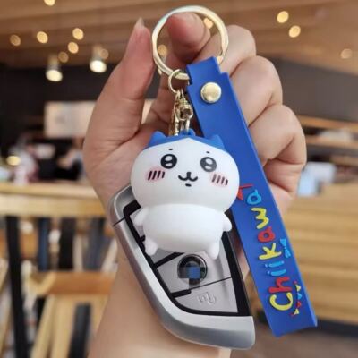 Chiikawa Hachiware mascot keychain Keyholder with strap nagano