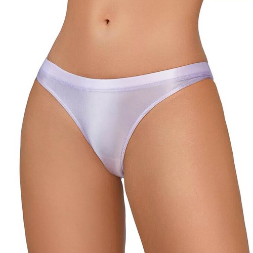 4PCS/LOT Sexy Women Silky Satin Panties Underwear Low Waist Thong Brief Lingerie - Picture 5 of 13