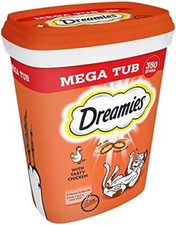 Dreamies Cat Treats Chicken 350g (pack of 2)