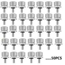 50 PCS 1/4-20'' Chrome CNC Rear Fender Seat Mount Bolt Screw For Harley Davidson