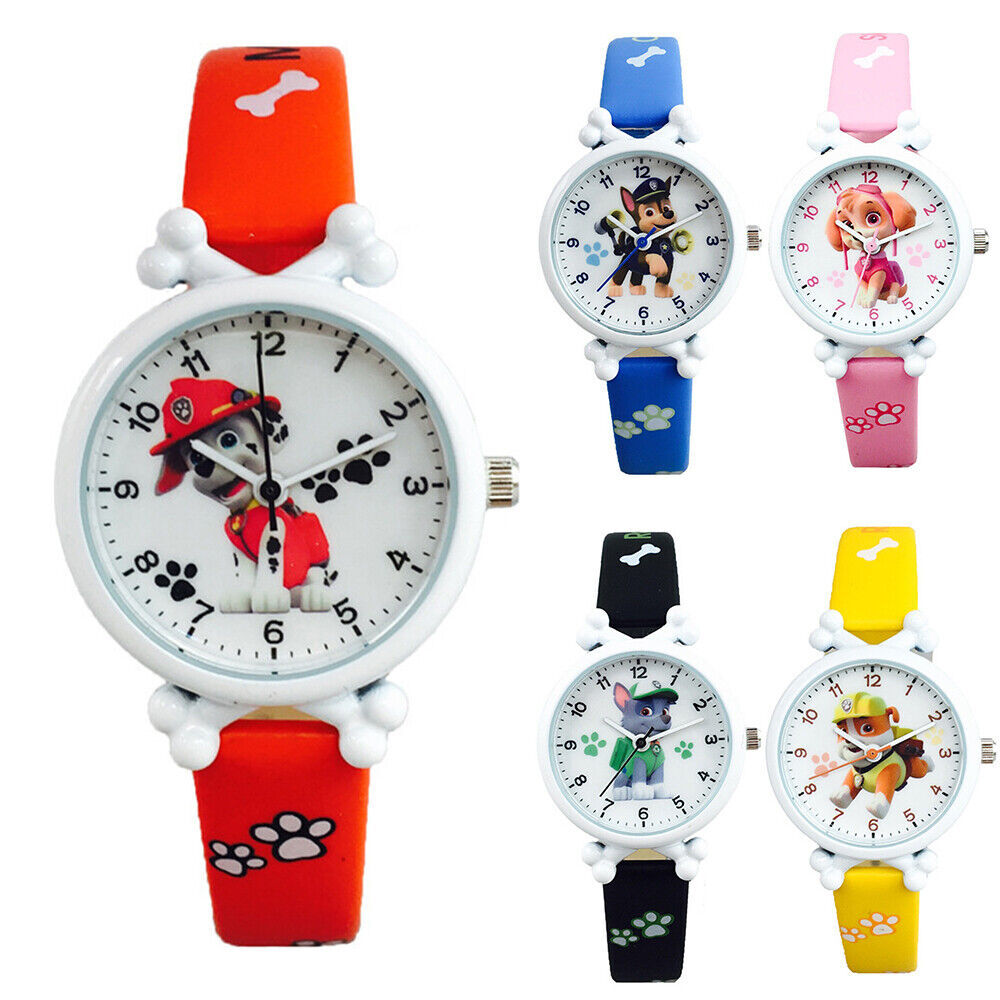 3D Paw Patrol Watches Quartz Wrist Watch Analogue Kids Girls Boys