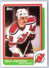 RICH PRESTON 1986-87 TOPPS 86-87 NO 61 NRMINT+            39442