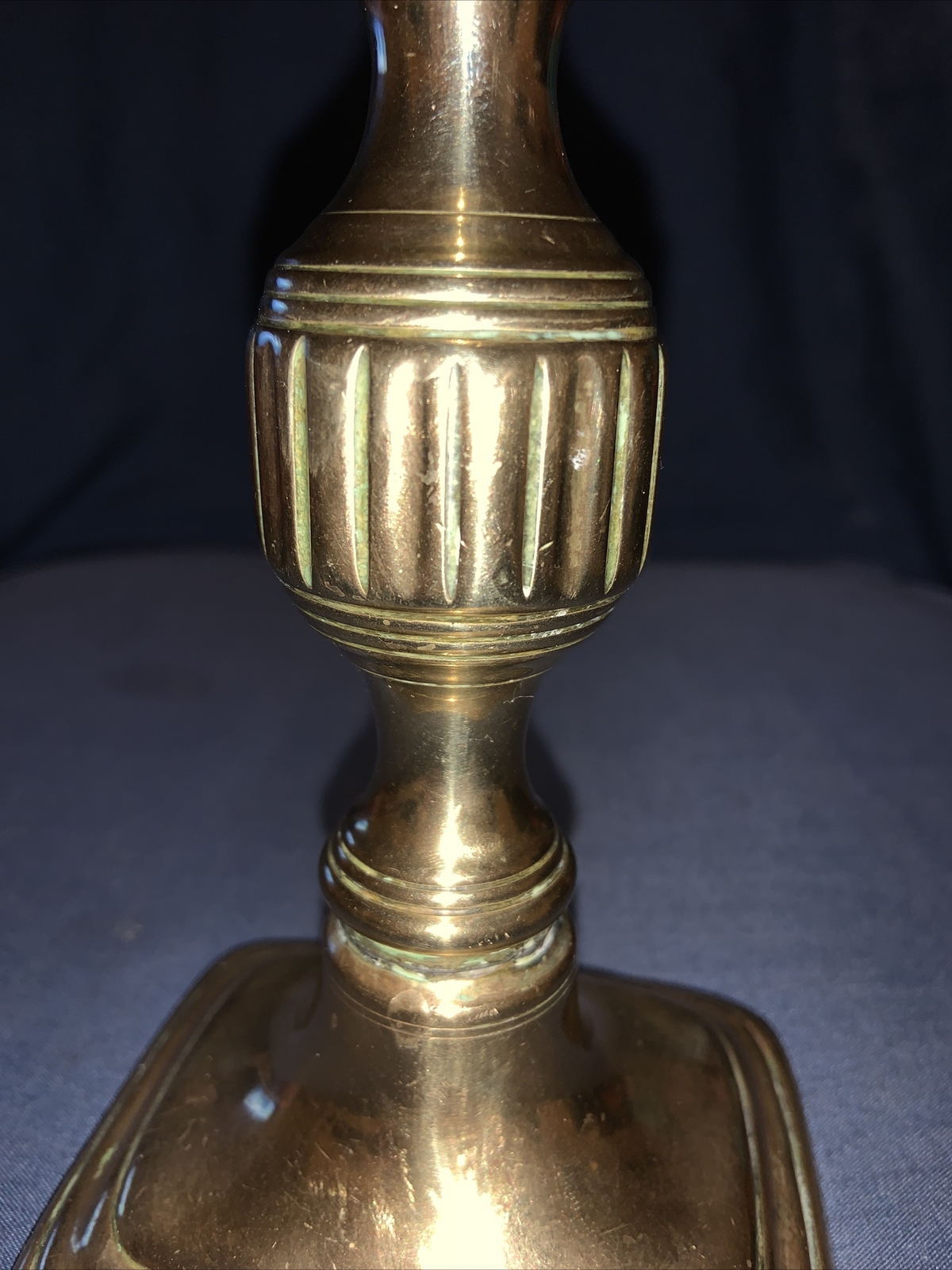 Antique MidVictorian Brass Candlestick. eBay