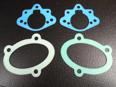 Triumph STAG ** 4er Set Vergaserkrümmer / Luftkastendichtungen ** 148007 x 2, 153955 x 2