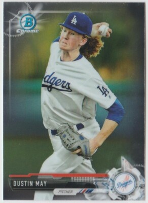 2017 Bowman Chrome Prospects #BCP21 Dustin May - Los Angeles Dodgers