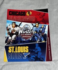 Mike Liut  SIGNED St. Louis Blues 2017 Winter Classic Program Alumni Goalie RED