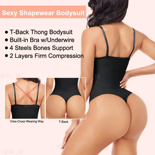 Tummy Control Fajas Colombianas Reductoras Levanta Cola Post Surgery Body Shaper - Picture 7 of 28