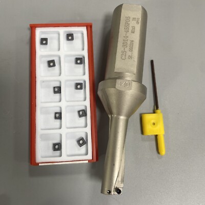 14mm SP-3D14-C25 + 10pcs SPMT050204 PM ZM2125 Carbide Insert U drill quick drill