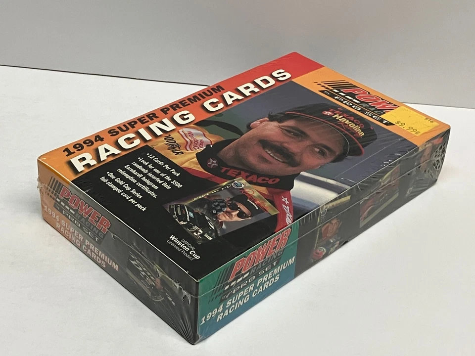 1994 Pro Set Power Racing Trading Card Unopened Box (New / Factory Sealed) - Image 3 of 3