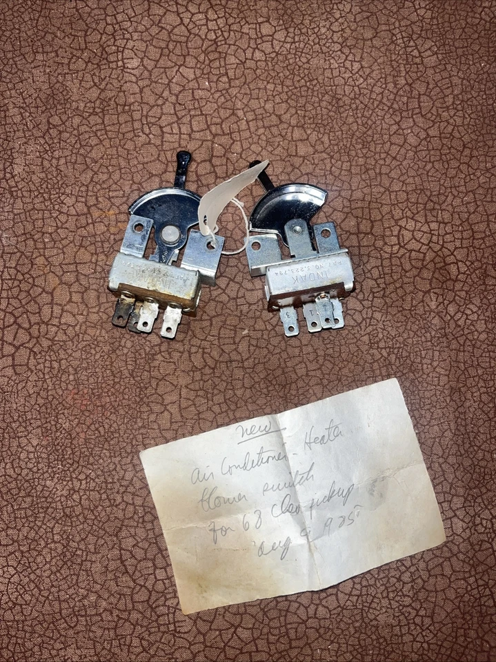 Nuevo de Lote Antiguo 1967 1972 Chevrolet GMC Pickup Blazer Suburban C10 C20 Interruptor Calentador de Aire Acondicionado #1 Foto 2 de 2