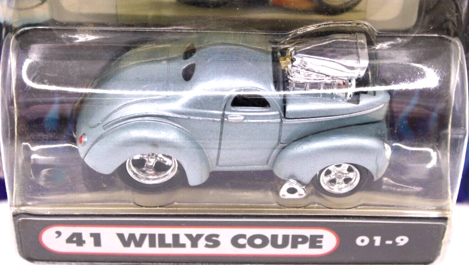Funline Muscle Machines 1941 Willy's Coupe met silver-blue RR's - Image 3 of 4