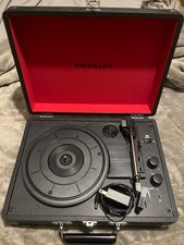 Crosley CR8005DBK Cruiser Deluxe 3-Speed Turntable - Black