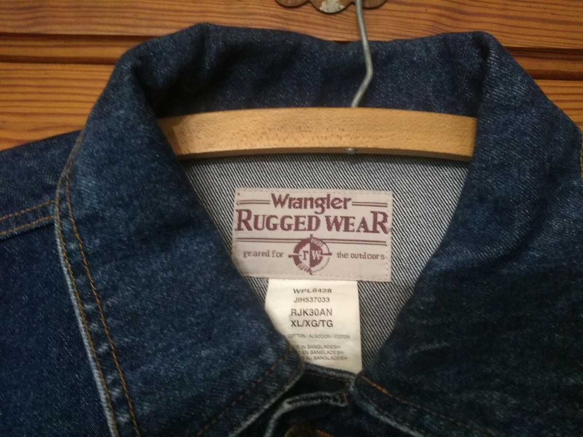 Wrangler Rugged Wear XL Jean Jacket | eBay