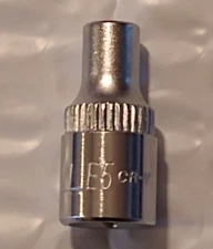 CORNWELL TOOLS CBSE50, 1/4" DRIVE, E5 INVERTED TORX SOCKET.