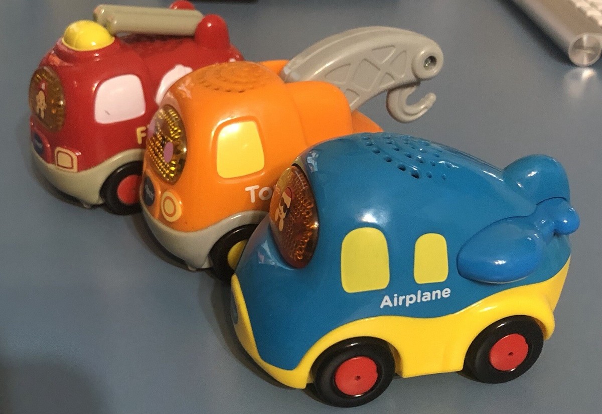 VTech GoGo Smart Wheels Airplane,Tow Truck,Fire Truck Talking