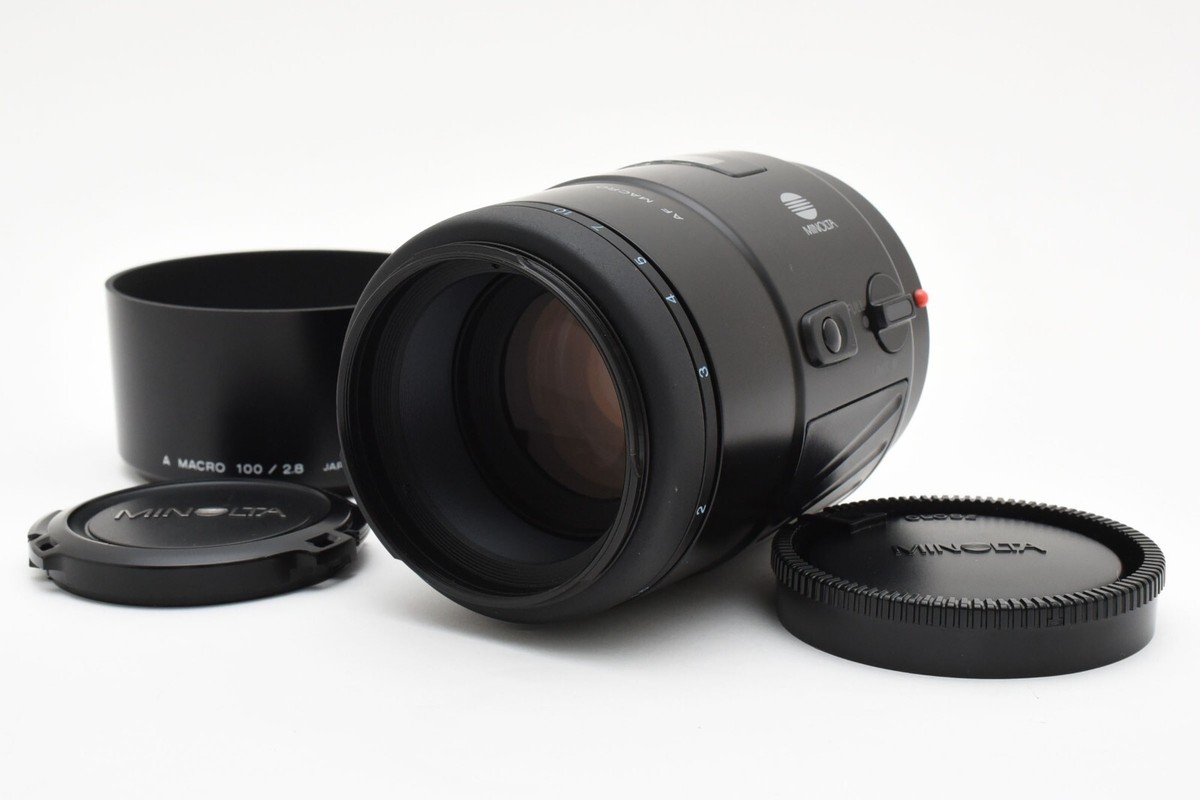 Minolta AF Macro 100mm f/2.8 D Lens For Sony/Minolta A Mount Minolta AF Macro 100mm f/2.8 D Lens For Sony/Minolta A Mount