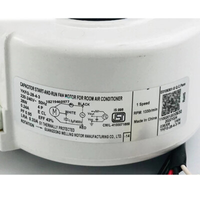 Fits for Midea Air Conditioning YKFG-28-4-3 Indoor Fan Motor 28W