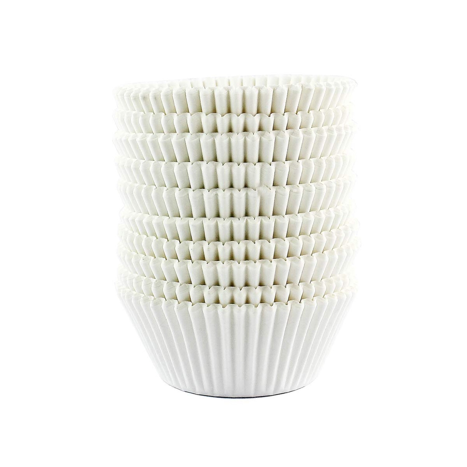 White Standard Baking Cups - 300 Count Cupcake Liners
