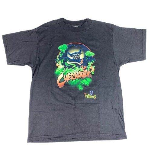 T-Shirt Black Crew Neck Vintage Tee 