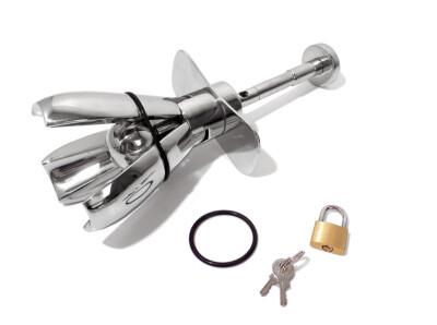 asslock anal plug Bondage Masters Ultimate Asslock The Steel Anal Lock Expanding & Locking Butt  Plug : Amazon.co.uk: Health & Personal Care main image 0