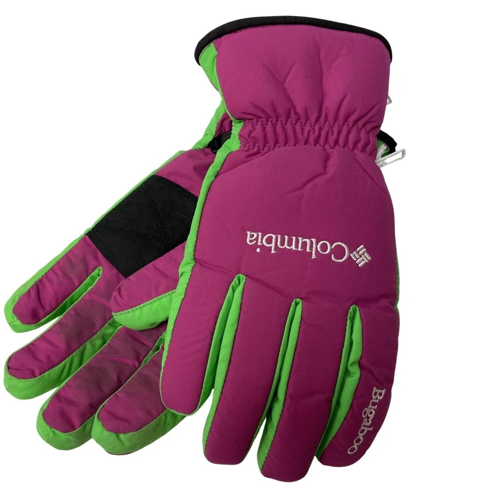 Columbia NEÓN Rosa OMNITECH Transpirable IMPERMEABLE Bugaboo Esquí Nieve Invierno Guantes Foto 2 de 4