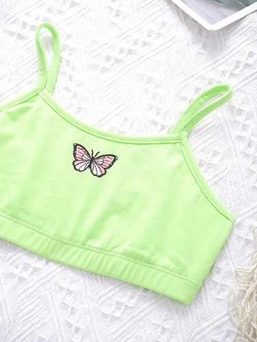 Schmetterling Druck Crop Top Weste und Leggings Sport Kleidung Set für Mädchen - Bild 46 von 54