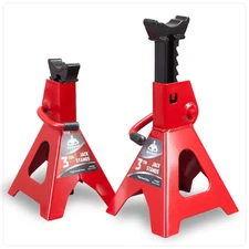 JACK BOSS Jack Stands 3 Ton Alloy Steel Car Jack Stand Adjustable