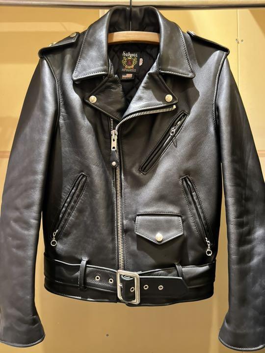 Schott Perfecto Double Leather Riders Jacket Size 34 One
