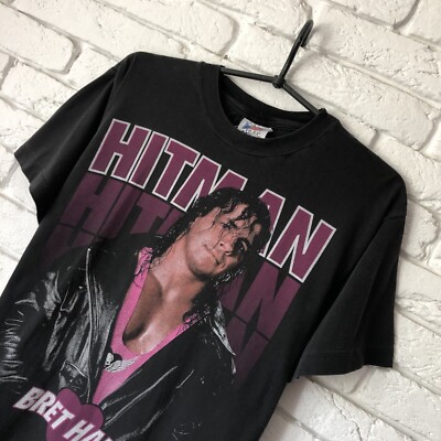 Hitman Bret Hart 1993 WWE WWF vintage tee t shirt Size M men's | eBay